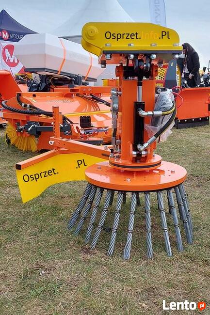 Odchwaszczarka do koparki - szczotka do usuwania chwastów