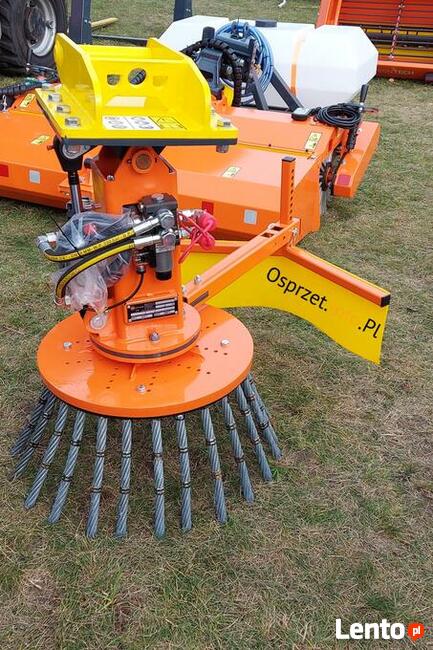 Odchwaszczarka do koparki - szczotka do usuwania chwastów