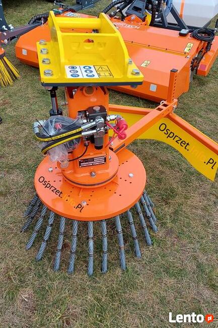 Odchwaszczarka do koparki - szczotka do usuwania chwastów