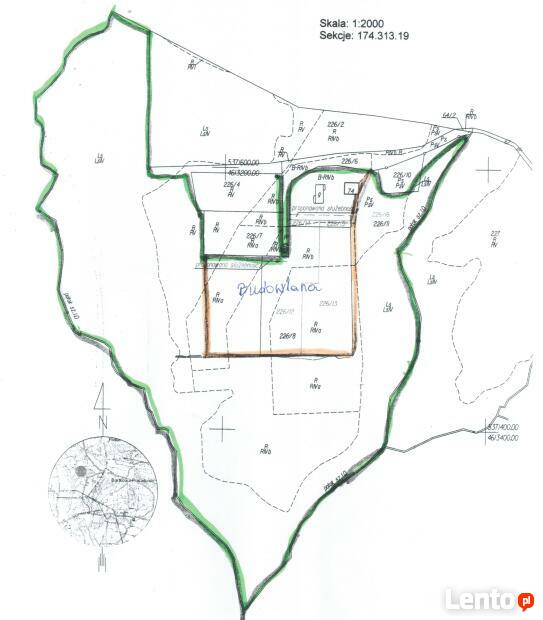 Sprzedam działkę w Bartkowej Posadowe gm.Gródek n/Dunajcem