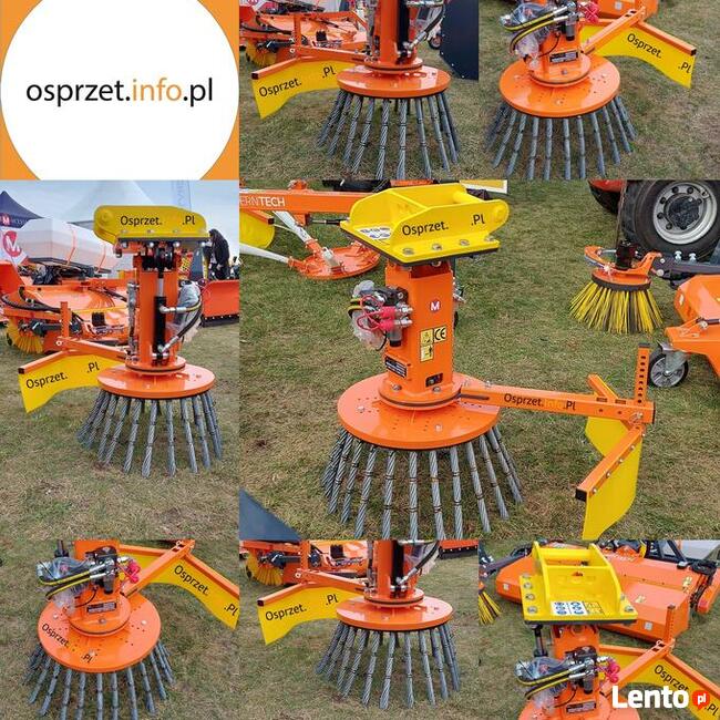 Odchwaszczarka do koparki - szczotka do usuwania chwastów
