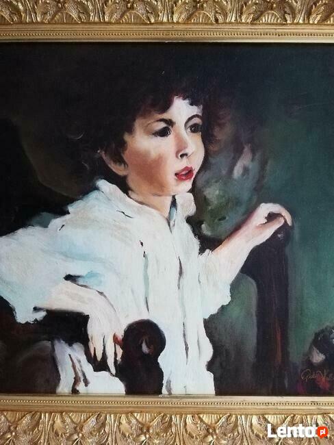 Portret dziecka Mikki Morozowa kopia Walentin Serow