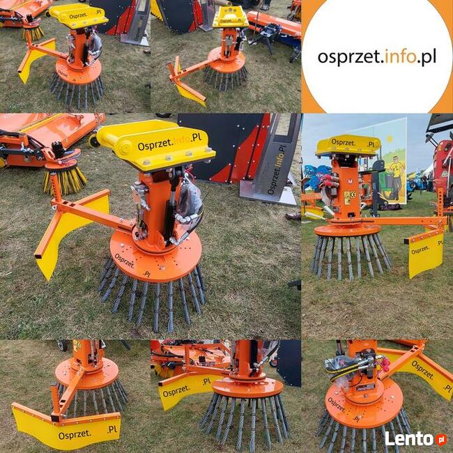 Odchwaszczarka do koparki - szczotka do usuwania chwastów
