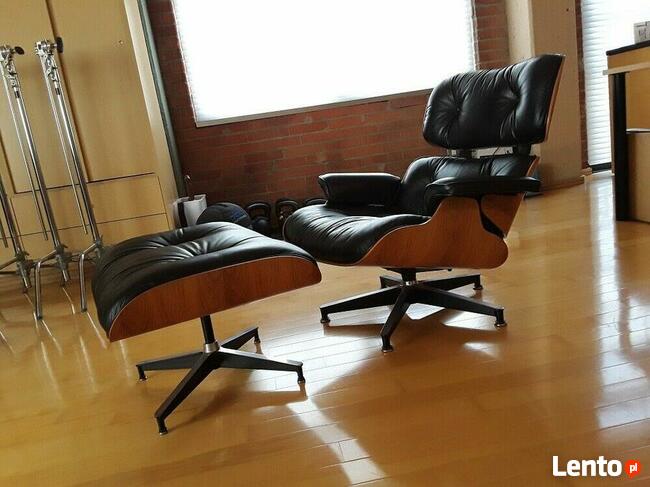 Fotel Herman Miller Eames i podnóżek Rosewood