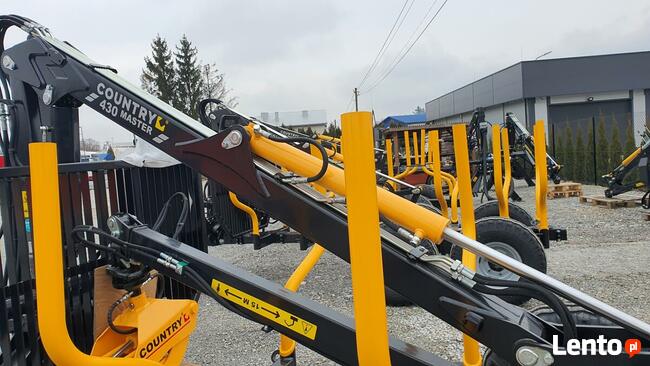 DŹWIG do drewna leśny 4.3m Żuraw przyczepa lesna do zrywki