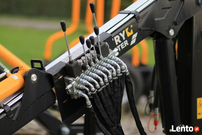 DŹWIG do drewna leśny 4.3m Żuraw przyczepa lesna do zrywki