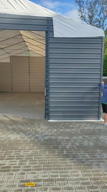 Hala Namiotowa 5x10x4 Ściana Blaszana