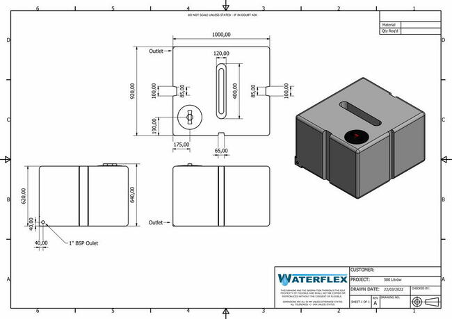 zbiornik 500 litrów płaski woda olej auto NOWOŚĆ ogród