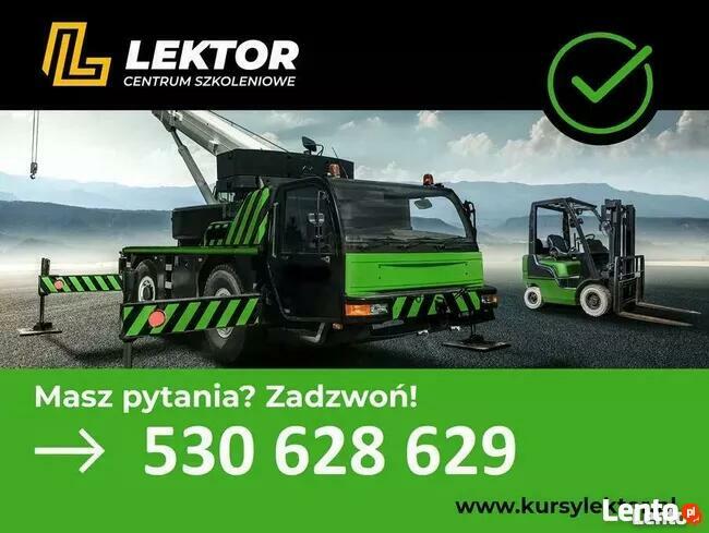 Kurs UDT wózek widłowy żuraw HDS dźwig podnośnik 29.05.2025r