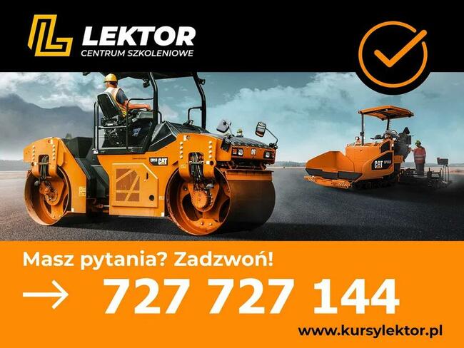 Kurs walec otaczarka rozściełacz frezarka piła 28.06.25r