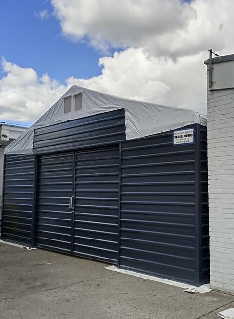 Hala Namiotowa 5x10x4 Ściana Blaszana