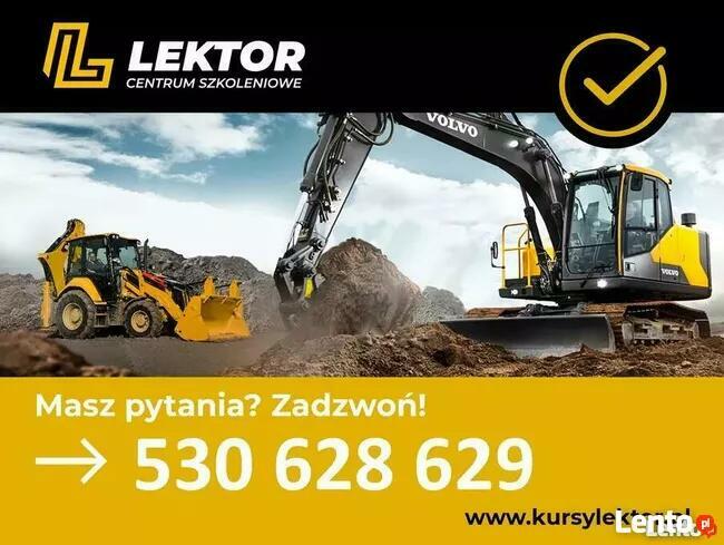 Kurs koparkoładowarka koparka ładowarka spycharka 24.05.25r