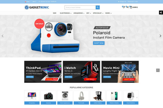 Wykonam sklep internetowy z płatnościami on-line i paczkomat