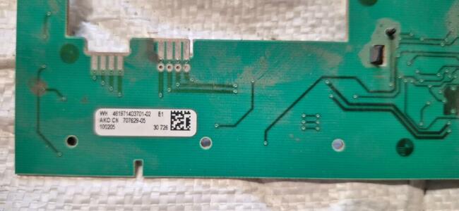 Wyświetlacz pralki z przyciskami (481223958061) Whirlpool