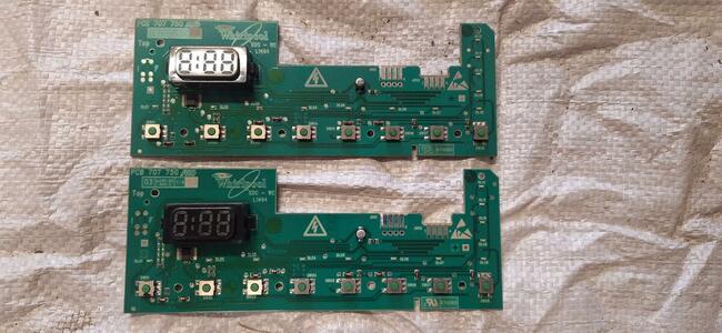 Wyświetlacz pralki z przyciskami (481223958061) Whirlpool