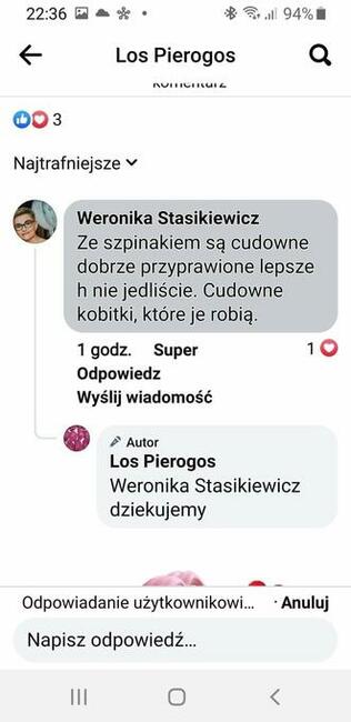 Pierogi ręcznie lepione