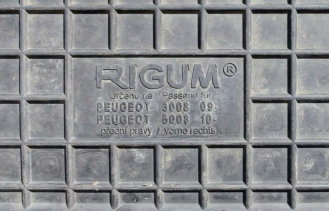 Dywanik Peugeot 3008 09 KOMPLET JAK NOWE GUMOWE CZESKIE CZAR