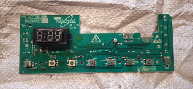 Wyświetlacz pralki z przyciskami (481223958061) Whirlpool