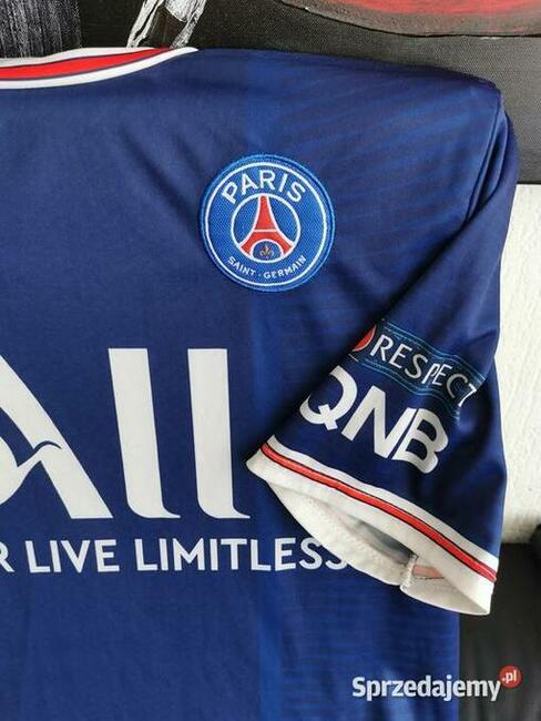 Koszulka T-shirt Mbappe PSG i Orygin. Szalik XL Jak Nowa