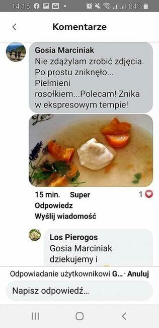 Pierogi ręcznie lepione