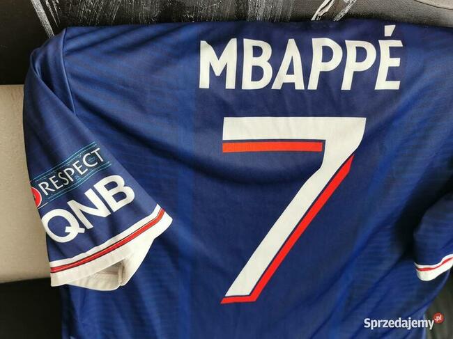 Koszulka T-shirt Mbappe PSG i Orygin. Szalik XL Jak Nowa