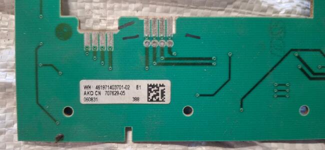 Wyświetlacz pralki z przyciskami (481223958061) Whirlpool