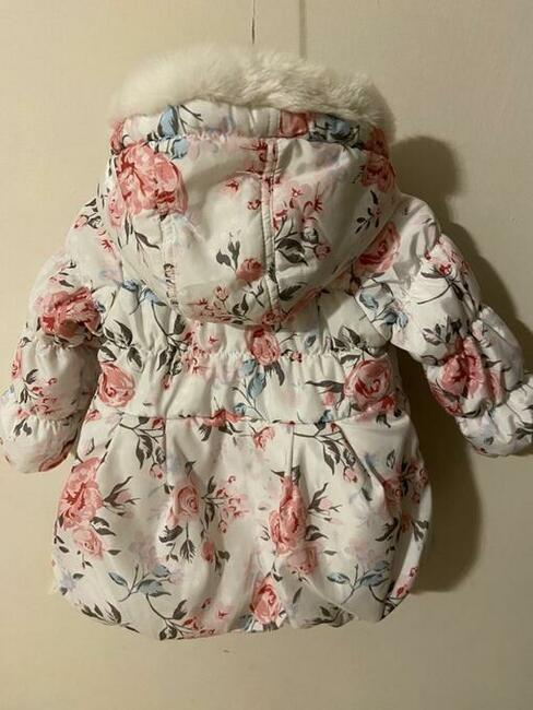 Śliczny płaszczyk kurtka dla dziewczynki 1 do 1,5r