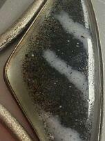 Szklany unikalny wisior rękodzieło wisiorek zawieszka