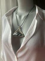 Szklany unikalny wisior rękodzieło wisiorek zawieszka