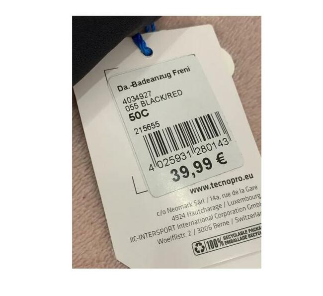 50C STRÓJ KOSTIUM KĄPIELOWY TECNOPRO