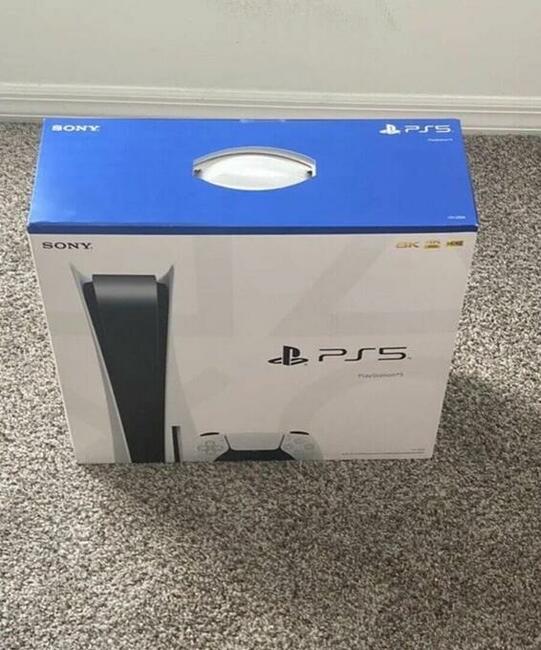 Sony PlayStation 5 Console, 825GB Storage, Disc Version