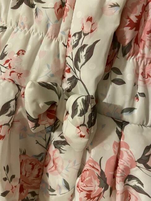 Śliczny płaszczyk kurtka dla dziewczynki 1 do 1,5r