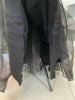 Śliczna suknia wieczorowa 34 czarna cyrkonie