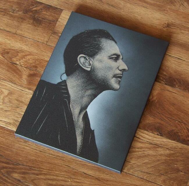 Depeche Mode Dave Gahan obraz na blasze... Grawer Staloryt