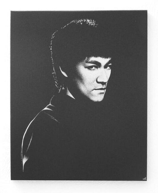 Bruce Lee Obraz na blasze ... Grawer Oryginalny prezent