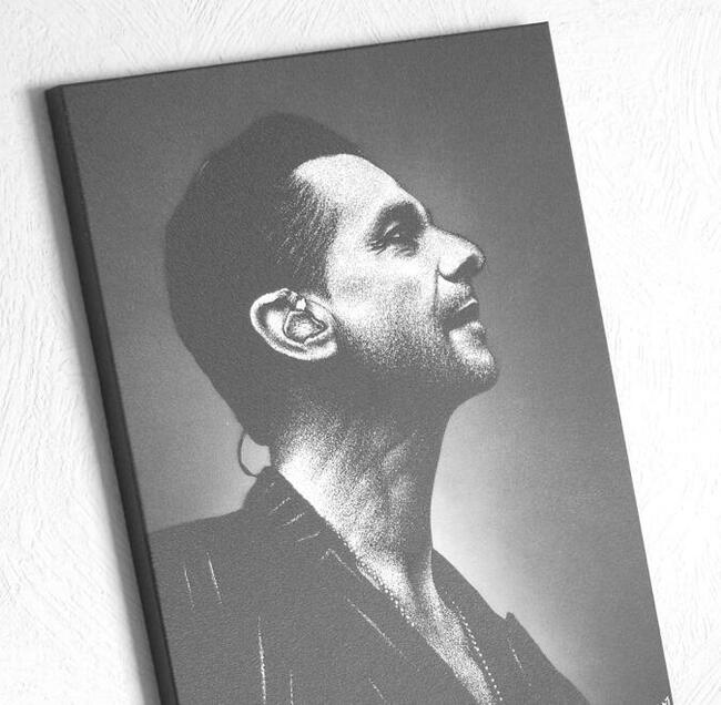 Depeche Mode Dave Gahan obraz na blasze... Grawer Staloryt