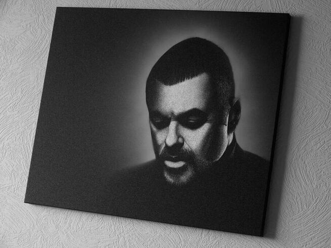 George Michael Obraz ręcznie grawerowany Grawer