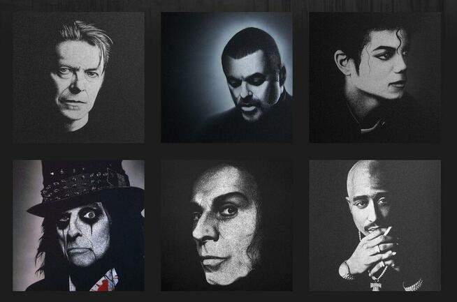 BANKSY Pulp Fiction Obraz na blasze ... Grawerka Staloryt