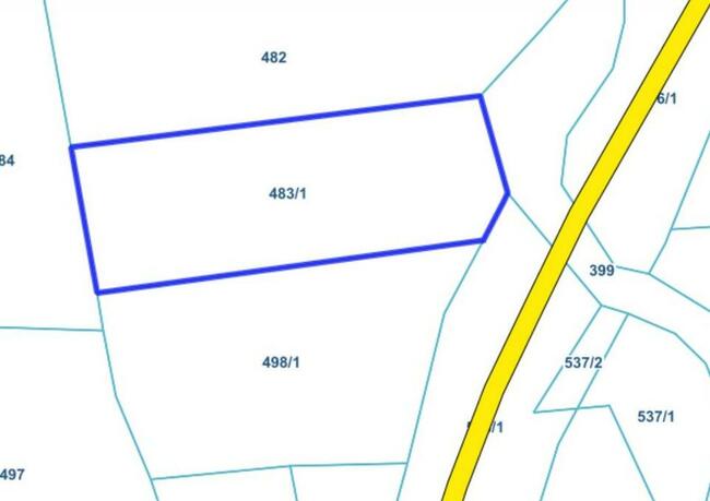 Działka widokowa 16,54 ar w Łukawicy, gmina Lesko