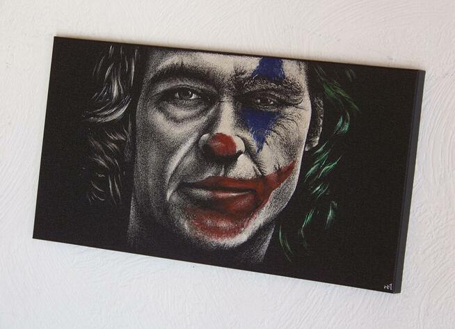 Joker Obraz ręcznie grawerowany w blasze Grawer