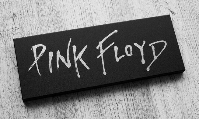 Pink Floyd logo grawerowane na blasze... Grawer Metal Stal