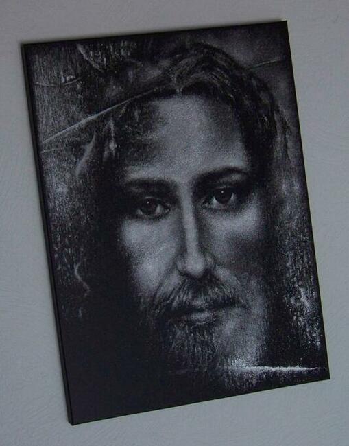 Jezus Chrystus Oryginalny obraz ręcznie grawerowany ...