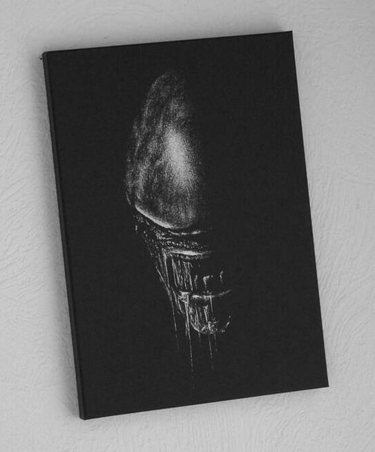 Obcy Alien Obraz na blasze - Grawerka Metal Staloryt