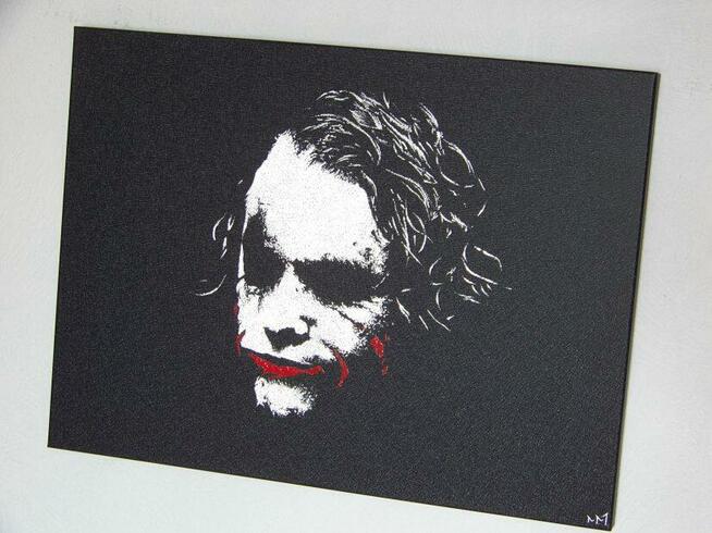 Joker - Obraz na blasze... grawerka