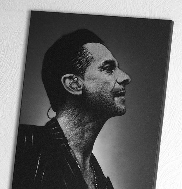 Depeche Mode Dave Gahan obraz na blasze... Grawer Staloryt