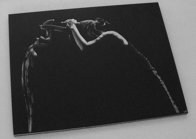 KORN Jonathan Davis obraz na blasze ... Grawerka Staloryt