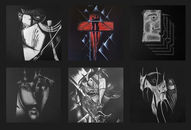 RAMMSTEIN logo grawerowane na blasze Rękodzieło