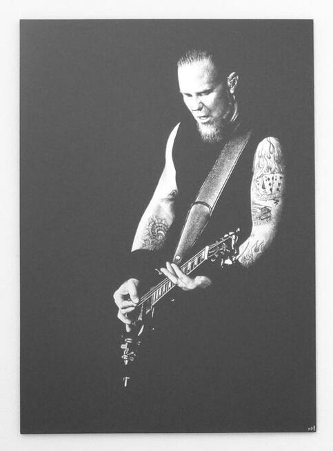 Obraz ręcznie grawerowany w blasze James Hetfield METALLICA
