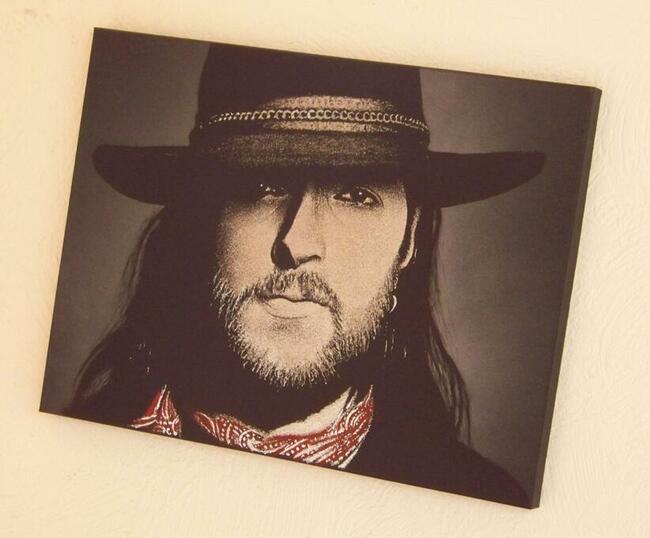 Rysiek Riedel Dżem obraz na blasze ... Grawerka Metal Stal