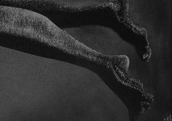 Salvador Dali Obraz ręcznie grawerowany na blasze...